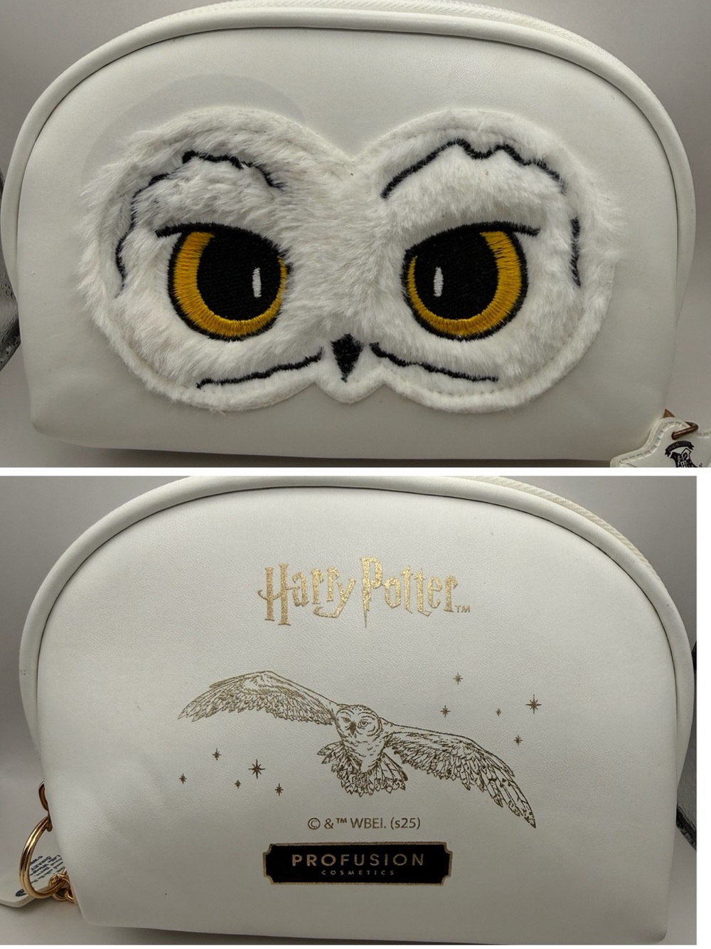 Women's Profusion Cosmetics Harry Potter White Hedwig Cosmetic Bag